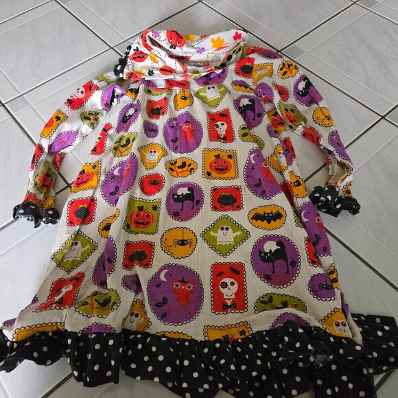 Jelly and the Pug Boo-tiful Collection Halloween Print Dress 8 - Picture 1 of 6